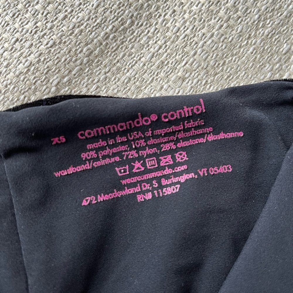 Commando Leggings Women’s XS Black Perfect Control Velour Leggings - Picture 7 of 10